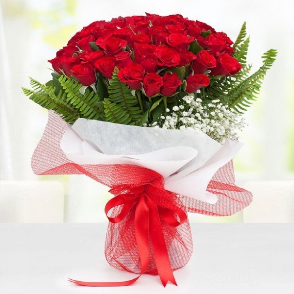 Konyaaltı Çiçekçi - 41 Kırmızı Gül Buketi