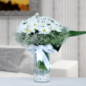  Konyaaltı Çiçek - gerbera ve lisyantus buketi