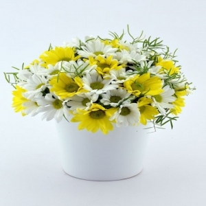  Konyaaltı Çiçek Siparişi - Seramikte Kır Çiçekleri